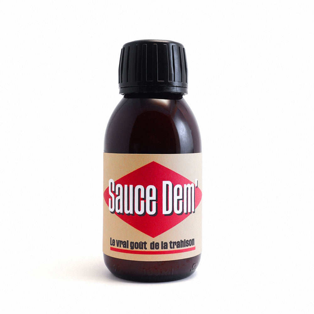 Bouteille de sauce piquante humoriste