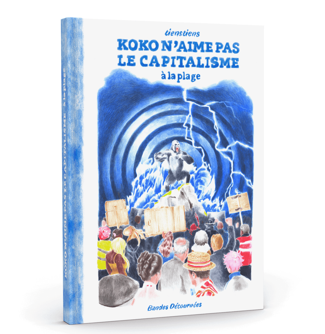 BD Koko n'aime pas le capitalisme à la plage par Tienstiens