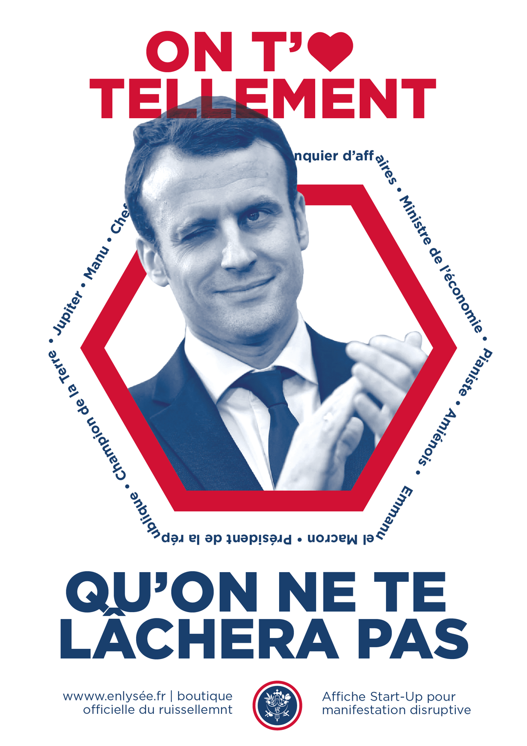 [Affiche de start-uppeurs pour Manifestation Disruptives] 🇫🇷 - Enlysée, la boutique officielle du ruissellement