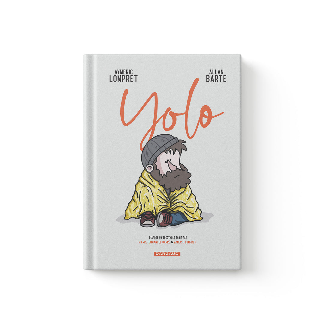 mockup de la bd Yolo d'Aymeric Lompret avec Allan Barte et Pierre-Emmanuel Barré