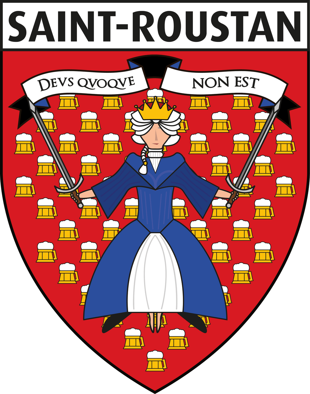 Saint Roustan Blason de saint-Roustan