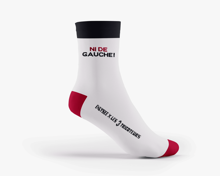 chaussette droite de "ni de gauche ni de droite"
