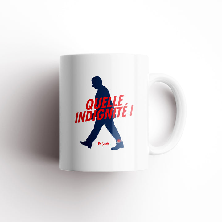 vue de profil du mug Sarkozy, quelle indignité