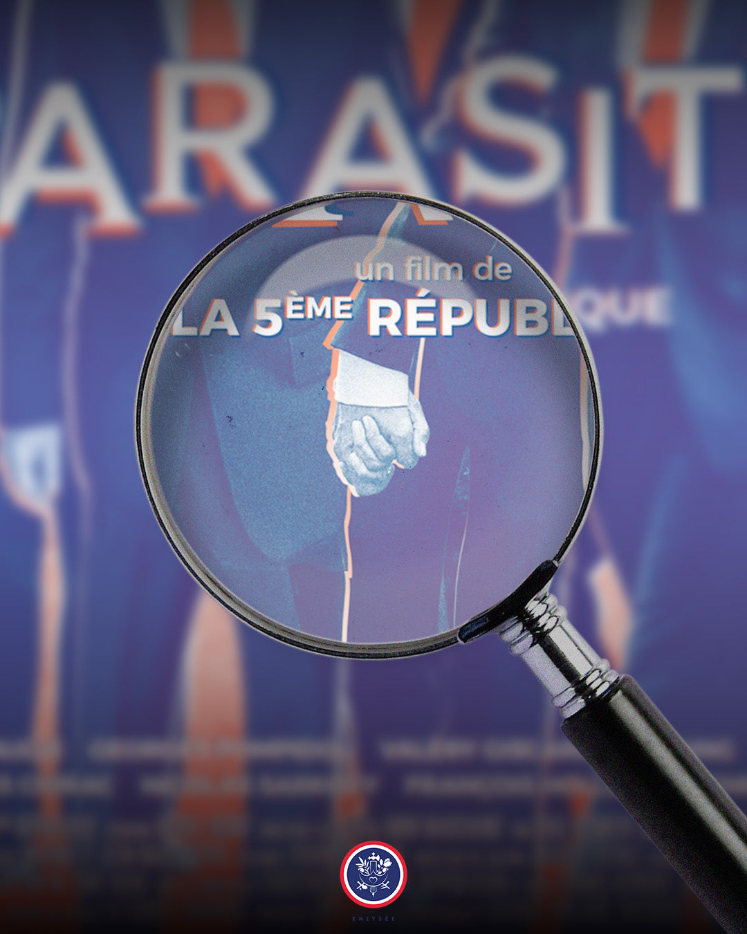 L'affiche "Parasites" par Marc Lafon (Risographie, ed. limitée 200ex.)