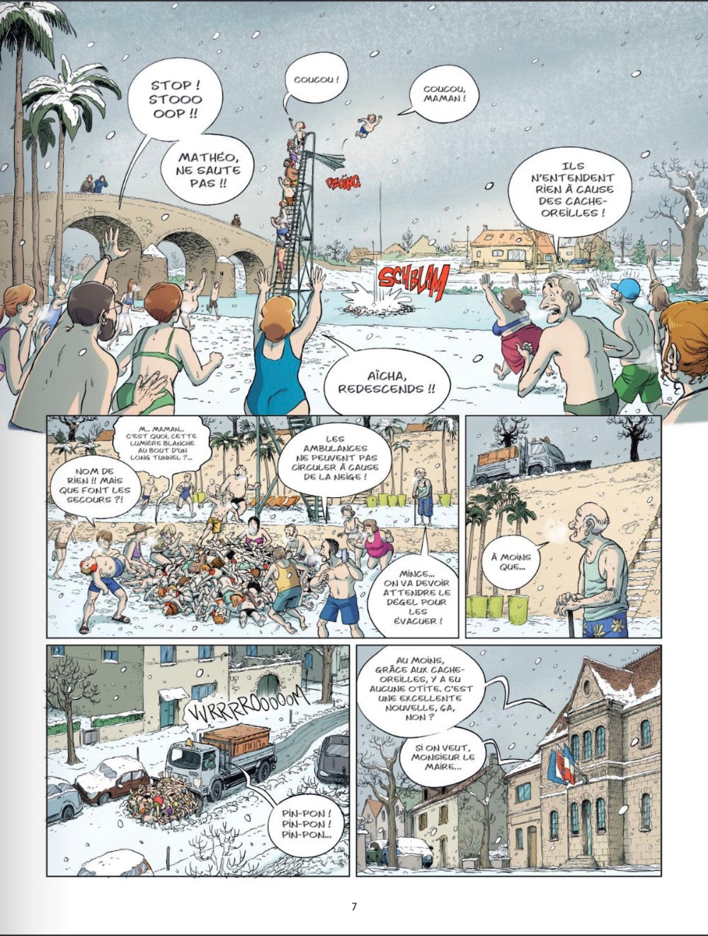 planche de la bande déssinée St-Roustan par Pierre-Emmanuel Barré