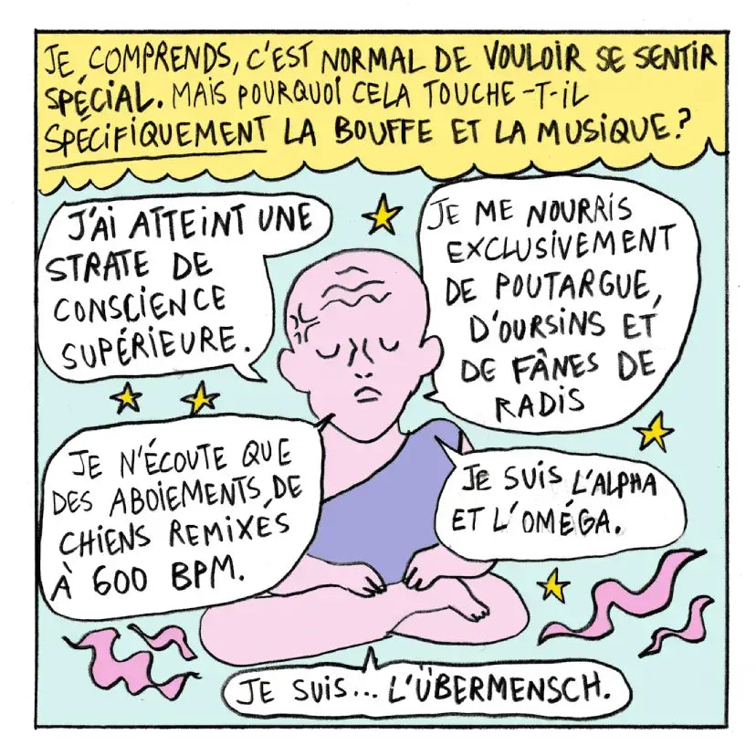 Page du livre Peur de mourir mais flemme de vivre Salome Lahoche