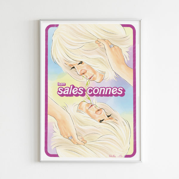 Le poster des « Sales Connes » par Cécile Alva