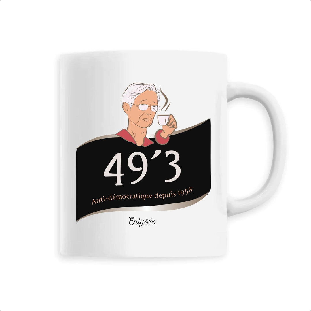 Mug Elisabeth Borne 493 café